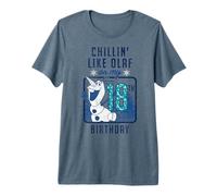 Disney Frozen Chillin' Like Olaf On My 18th Birthday Premium T-Shirt