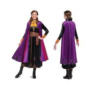 Disney Frozen - Disfraz Anna Adulto - Licencia Oficial Disney - Niñas Talla L (12-14 Años)