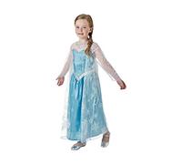 Disney Frozen - Disfraz de princesa Elsa para niña, infantil, talla L, (Rubie's 630574-L)