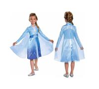 Disney Frozen - Disfraz Elsa Oficial Disney - Talla S - Para Niñas de 4 a 6 Años