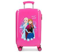 Maleta cabina disney abs 55cm 4w dream of magic frozen rosa Talla única