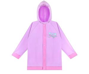 Disney Frozen Elsa and Anna Girls Rain Slicker Raincoat, Púrpura, 4-5 years