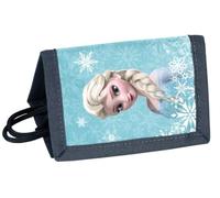 Disney Frozen Elsa Anna - Monedero de Frozen (12 x 8,5 x 1 cm), color azul