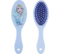 Cepillo de Pelo Infantil de Frozen - Color Azul - Elaborado con Materiales Duraderos y Resistentes - Estampado de Elsa - Producto Original Diseñado en España