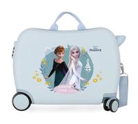 Disney Frozen Follow your dreams Maleta Infantil Azul 50x38x20 cms Rígida ABS Cierre de combinación lateral 38 1,8 kgs 4 Ruedas Equipaje de Mano