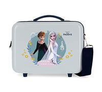 Disney Frozen Follow Your Dreams Neceser Adaptable con Bandolera Azul 29x21x15 cms Rígido ABS 9,14L