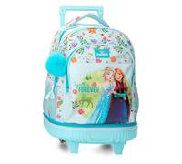 Disney Frozen Forever Colección mochila infantil, mochila escolar, fabricada en Poliéster, Tirantes anchos y ajustables, varios bolsillos y compartimentos. de Joumma Bags