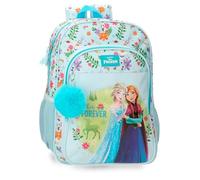 Disney Frozen Forever Colección mochila infantil, mochila escolar, fabricada en Poliéster, Tirantes anchos y ajustables, varios bolsillos y compartimentos. de Joumma Bags
