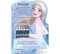 Disney Frozen Funhouse - Libro para colorear con 25 páginas con crayones