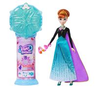 Disney Frozen Jewel Reveal Anna Fashion Doll w/ 8 Surprises Including Gem Box &