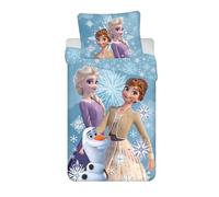 Disney Frozen - Juego de cama con funda de edredón y almohada (135/140 x 200 cm), diseño de Frozen
