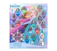 Disney Frozen Juego de esmaltes de uñas con colores brillantes y opacos con gemas para uñas para niñas de 3 años en adelante, perfecto para fiestas, 18 piezas por Townley Girl