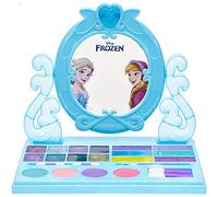 Disney Frozen - Juego de maquillaje compacto de tocador cosmético Townley Girl con espejo y música incorporada, incluye brillo de labios, brillo y pinceles para niños y niñas, a partir de 3 años