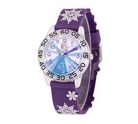 Disney Frozen Kids' Plastic Time Teacher Analog Quartz Plastic Strap Watch