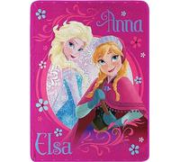 Disney Frozen, Loving Sisters Micro Raschel - Manta de 46 x 60 Pulgadas, Multicolor, 1 Unidad