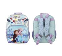 Disney Frozen Magic & Fun Elsa & Anna - Mochila infantil de 16 pulgadas para niños pequeños para la escuela y viajes