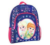 Disney Frozen| Mochila Frozen De Elsa Y Ana| Mochila Escolar | Azul Una Talla
