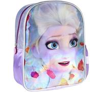 Disney Frozen Mochila Infantil Elsa 3D Glitter Niñas Lila Poliéster