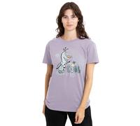 Disney Frozen Olaf and Bruni The Fire Spirit Are Cool As Ice Camiseta de Mujer, Lavanda, XL