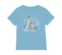 Disney Frozen Olaf and Bruni The Fire Spirit Are Cool As Ice Unisex Camiseta Infantil, 5-6 A