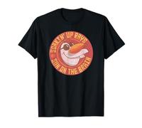 Disney Frozen Olaf Sun on the Brain Retro Camiseta
