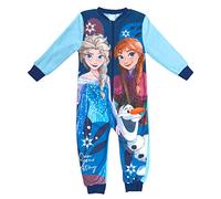 Disney Frozen Own Your Destiny Pijama de Una Pieza, Elsa, Anna & Olaf, 2-3 Años: 98cm, Azul