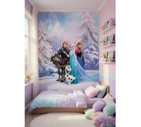 Disney Frozen Papel Tapiz Foto Komar Tipo Mural Foto Azul para Dormitorio Niñas