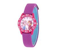 Disney Frozen - Reloj analógico de cuarzo con correa de nailon para niños, Purple, Purple, tira