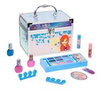 Disney Frozen Set de Maquillaje Incluye Brillo Labial, Brillo de Ojos, Brocha, Esmalte, Accesorios y +! Apto +3 Años Fiestas, Fiestas de Pijamas y Cambios de Imagen por Townley Girl