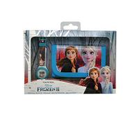 Disney Frozen Set Reloj Digital y Billetera en Caja 2 Pulsera, Adultos Unisex, Multicolor, Unico