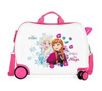 Disney Frozen Sparkle Like Magic Maleta Infantil Multicolor 50x38x20 cms Rígida ABS Cierre combinación 34L 2,3Kgs 4 Ruedas Equipaje de Mano
