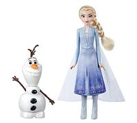 Disney Frozen Talk and Glow Olaf y Elsa Muñecas, control remoto Elsa activa hablar, bailar, brillar Olaf, película inspirada en 2 - Juguete para niños a partir de 3 años