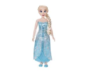 Disney Frozen Tu Amiga de Juego Elsa de 80 cm de Jakks Pacific - Se Incluye mas de 10 Accesorios - Muñeca Articulable - Muñeca para niñas 3 Años +