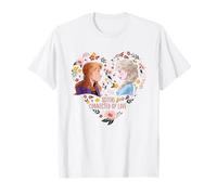 Disney Frozen Valentine's Day Sisters Connected By Love Camiseta