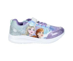 Disney Frozen Zapatos para Niña, Diseño Elsa y Anna Calzado Deportivo Niñas, Deportivas para Niña, Talla EU 28