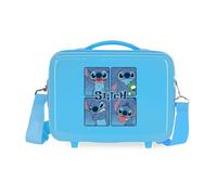 Disney Fun Stitch Nececer Adaptable Azul 29x21x15 cms Rígido ABS 9,14L 0,8 kgs