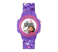 Disney Reloj Digital de Cuarzo para niña con Correa de plástico GAB4069 AMZ, Morado, Tradicional