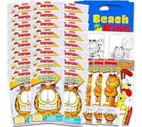 Disney Garfield Mini Party Favors Set - Paquete con 24 paquetes de juego Garfield con páginas para colorear, calcomanías, más | Garfield Party Supplies