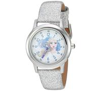 Disney Frozen - Reloj analógico con correa de cuarzo para niños, Multicolor, Unitalla, Elsa