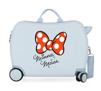 Maleta Infantil Minnie Good Vibes Only Con 2 Ruedas Multidireccionales