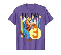 Disney Goofy Birthday Big Day 3 Years Old Camiseta