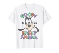 Disney Goofy My Spirit Animal Camiseta, Hombre, Blanco, S