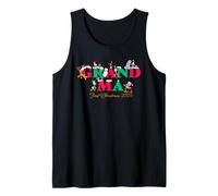 Disney Grandma First Christmas 2025 Holiday Family Trip Camiseta sin Mangas