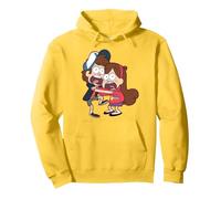 Disney Gravity Falls Dipper and Mabel Pines Sudadera con Capucha, Unisex para adultos, Limón, S