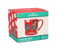Disney Half Moon Bay - Taza Lilo & Stitch - Ohana - 325 ml - Taza de oficina - Taza de punto de regalo