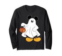 Disney Halloween Mickey Mouse Ghost Costume Trick-or-Treat Manga Larga