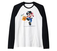 Disney Halloween Mickey Mouse Pirate Costume Trick or Treat Camiseta Manga Raglan