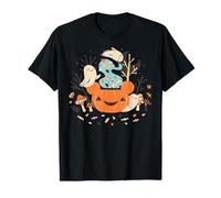 Disney Halloween Mickey Mouse Pumpkin Cauldron & Ghost Pals Camiseta