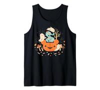 Disney Halloween Mickey Mouse Pumpkin Cauldron & Ghost Pals Camiseta sin Mangas