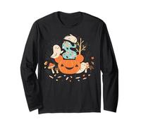 Disney Halloween Mickey Mouse Pumpkin Cauldron & Ghost Pals Manga Larga